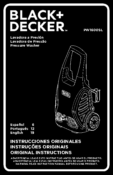 Default 2 Diagram and Parts List for PW1600SL-B2C Type 1 Black and Decker Pressure Washer